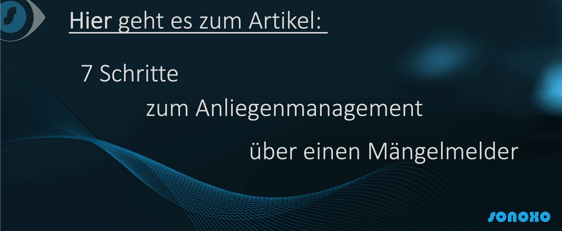 Artikel - Anliegenmanagement über einen Mängelmelder